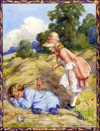 Margaret Tarrant Little Boy Blue 221 Pieces Jigidi Jigsaw Puzzle Taken From The Book Rhymes Of Old Little Boy Blue Fairy Tale Illustration Little Boys