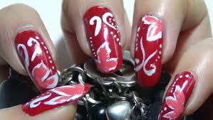 The red nail color looks most splendid when you own long nails. 2 Amazing Red Nail Art Tutorials With Detailed Steps