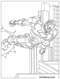 I made a iron man repulsor hand and coded the first 20 seconds of the avengers theme song. Free Iron Man Coloring Pages For Download Printable Pdf