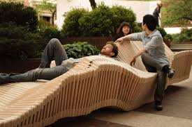 Polymorphic Columbia Students Unveil A Transforming Kinetic Bench Neutrale Wohnzimmer Aussenmobel Gartenmobel Design