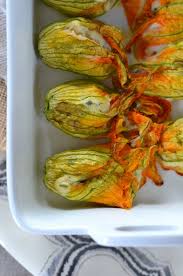 Fleurs De Courgettes Au Four Farcies A La Ricotta Recette Tangerine Zest