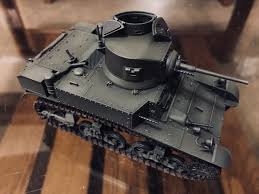 Tamiya M3 Stuart Initial Painting Using Vallejo Olive Drab Vehicles Paint Set 2 Lighting Is Slightly Different Vehicle Paint Vehicles Tamiya