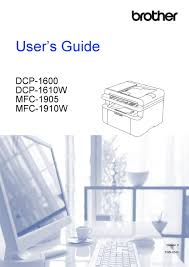 Also obtain easy to do publishing as well as xeroxing along with a ability of as much as one hundred newspaper 150 along with the existence of ecotank. Brother Dcp 1600 User Manual Pdf Download Manualslib