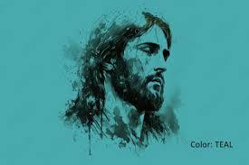 Jesus Christ Face Portrait PNG Sketch Graphic by Topstar · Creative Fabrica