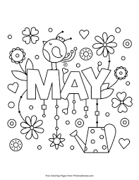 May 13, 2021 · free printable spring coloring pages. May Coloring Page Free Printable Pdf From Primarygames