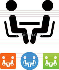 People Sitting At Table Icon People Icon Icon Business Icons Vector