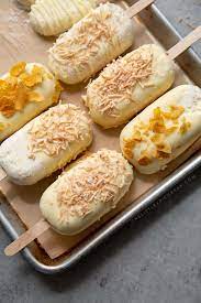 white chocolate corn ice cream bars the little epicurean recipe icecream bar ice cream popsicles ice cream