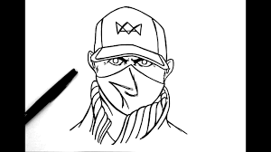 The long version of my wrench drawing with 2x speed.you can see on my channel all kind of timelapse videos of my drawings i make! Comment Dessiner Aiden Pearce Watch Dogs Youtube