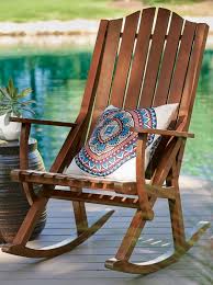 Newcomb Rocking Chair Grandin Road In 2020 Adirondack Rocking Chair Outdoor Rocking Chairs Rocking Chair