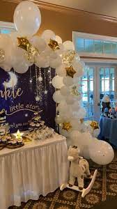 Littlestar Balloons Winterwonderlandbabyshowerideas Littlestar In 2020 Moon Baby Shower Boy Baby Shower Themes Baby Shower Decorations