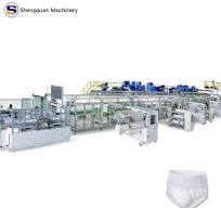 Automatic Full Servo Under Pad Sanitary Napkin Adult Baby Diaper Production  Line Making Machine