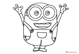 Children love to know how and why things wor. Minion Coloring Pages For Kids Free Printable Templates Coloring Library