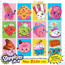Shopkins Clipart Receive The Editable Files Svg Eps Ai And Png Images No Size Limits Shopkins Vectors Instant Do Shopkins Shopkins Party Shopkins Vector