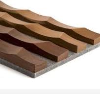 Mumu Dongguan Fabriek Effen Hout 3D Interieur Kamer Slat Houten  Gevelbekleding Decoratie Wainscoting Wandpanelen