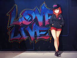 Graffiti Hat Love Live School Idol Project Nishikino Maki Purple Eyes Red Hair Shorts Soul4444 Konachan Com Ilustracao De Mangas Wallpaper Imagens De Fundo
