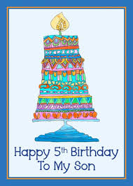 Birthday Message For My Son Turning 5 Happy 5th Birthday To My Son Party Cake Card Ad Affiliate Son Birthday Happy Card Happy 20th Birthday Happy 11th Birthday Happy 19th Birthday