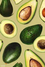 Download Premium Illustration Of Hand Drawn Natural Fresh Avocado Dogum Sanat Meyve Arkaplan Tasarimlari