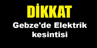 Kocaeli elektrik ve su kesintileri. Gebze De Elektrik Kesintisi
