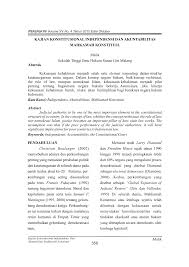 Kekuasaan dibidang kehakiman dalam sebuah. Http Jurnal Perspektif Org Index Php Perspektif Article Download 60 52