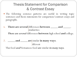 comparison contrast essay ppt download in 2021 college examples pro forma example excel