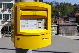 Mail, the postal system, especially in commonwealth of nations countries. Swiss Post Looks To The Future