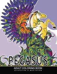 38+ pegasus coloring pages for adults for printing and coloring. Amazon Com Pegasus Coloring Books Mythical Horse Animals Adult Coloring Book 9781973790822 Coloring Pages For Adults Unicorn Coloring Books