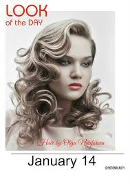 Look Of The Day By Olga Nikiforova Of St Petersburg Russia Love The Classic Styling Impeccable Finish And Rose Hair Styles Hairstyle Books Beige Hair Color