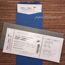 Boarding Pass Wedding Invitation Airline By Papercakedesigns Boarding Pass Wedding Invitation Boarding Pass Invitation Template Boarding Pass Invitation