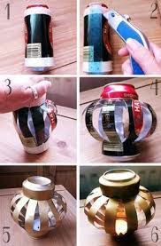 Diy Laterne Recycling Von Getrankedosen Diy Getrankedosen Laterne Recycling Von Diy Lanterns Crafty Diy Can Lanterns