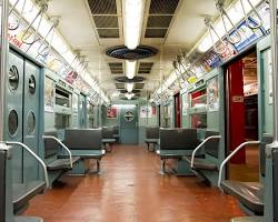 Image of Finding a seat on the NYC subway