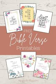 Use these free printable bible verses as monthly planner or binder dividers, inspirational posters, or stickers for your journal or vision board. Free Printable Bible Verses To Decorate Your Home Kingdom Bloggers