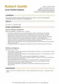 Junior Software Engineer Resume Samples | Qwikresume