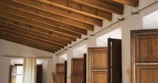 Repair Options For Exposed Wood Beams With Water Stains Ehow Exposed Rafters Exposed Ceilings Wood Beam Ceiling