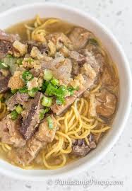Beef Batchoy With Liver And Bung Panlasang Pinoy Recipe Recipes Food Beef