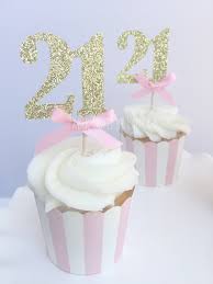 Pillows, wrapping paper, magnets, blankets Amazon Com Pink Gold Glitter Number Cupcake Toppers 21st Birthday Celebration 21st Birthday Party Or Anniversary Handmade Decorations 10ct Handmade