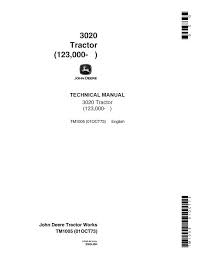 Pdf john deere 644h 644h mh wheel loader operation and test manual download tm1634 instant downloadformat this electronic manual contains detailed wiring electrical and hydraulic circuits that help provide quality service and repair of tractors john deere these models. John Deere 3020 Tractor Tm1005 Technical Manual Pdf