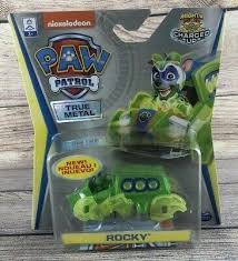 Paw Patrol True Metal Rocky Vehicle Mighty Pups Charged Up New Ebay Paw Patrol Kids Indoor Playground Paw Patrol Toys