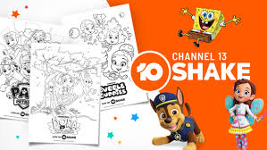 25.03.2019 · butterbean's café coloring page: 10 Shake Colouring In Pages Network Ten