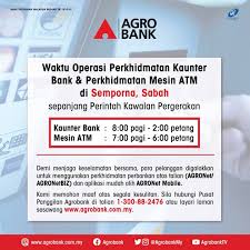 Waktu operasi bank tak sama dengan operasi mesin layan diri senangeja com. Agrobank Waktu Operasi Perkhidmatan Kaunter Bank Facebook