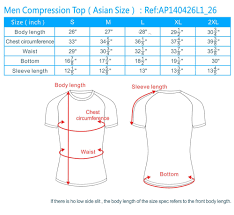 Polo T Shirt Size Chart Asian Rldm
