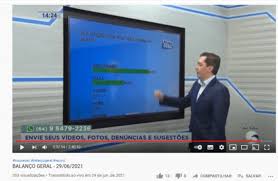video engana ao mostrar resultado parcial de enquete com intencao de voto para presidente