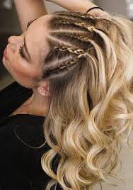 22 Cute Braid Hairstyles Braids Hair Down Braided Ponytail Half Up Hairstyle In 2020 Braided Hairstyles Braids With Curls Braided Hairstyles Easy