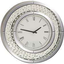 Add practical wall decor to your room with a classic or modern hanging clock. River Parks Studio Cielo Mirrored 20 Round Wall Clock Target
