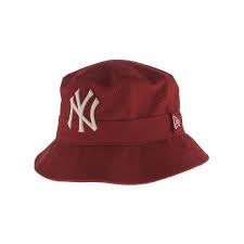 New Era Red Ny Yankees Bucket Diamond Adults Hats New Era Hats Red Bucket Hat Yankees Hat