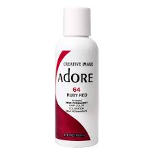 Conversely, when washing your hair dye out, cold water is the best option. Amazon Com Rinse Out Semi Permanent Hair Colour Ruby Red 64 118ml By Adore Beauty