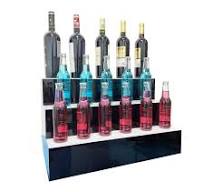 Amazon.com: Cozyel LED Lighted Liquor Bottle Display 24 Inch ...