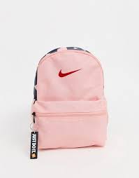 Black And Rose Gold Nike Backpack Nike Mini Just Do It Backpack In Pink Nike Bags Cute Mini Backpacks Womens Backpack