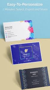 Open photoadking's business card maker in your desktop browser and create a free account using email, facebook or google. Digital Business Card Maker Visiting Cards Pour Android Telechargez L Apk