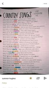 Country Song List Country Songs List Mood Songs Songs
