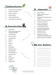 Neben monatlichen kreditraten belasten besonders die kosten für heizung und warmwasser das budget. Fruhjahrsputz Checkliste Tipps Fur Eine Saubere Wohnung Westwing